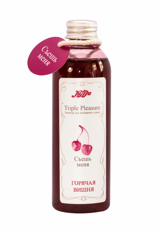 Масло для оральных ласк "Juleju" со вкусом "горячая вишня", 130ml 