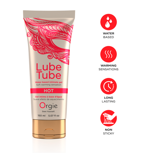 Гель на водной основе "Orgie Lube Tube Hot" возбуждающий, 150ml 