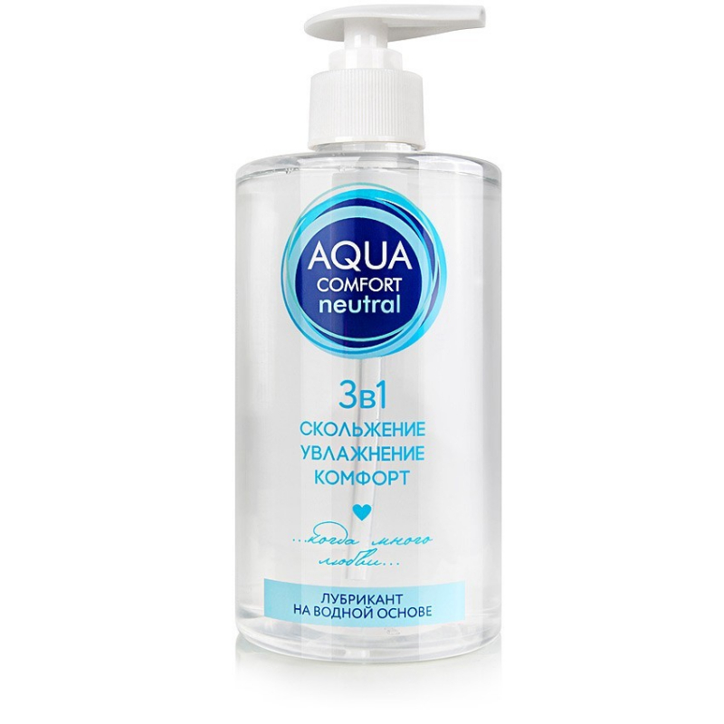 Гель на водной основе "Aqua Comfort Neutral" без цвета и запаха, 440ml 