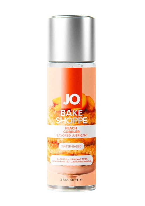 Гель на водной основе "JO Peach Cobbler" с ароматом и вкусом персикового коблера, 60ml 